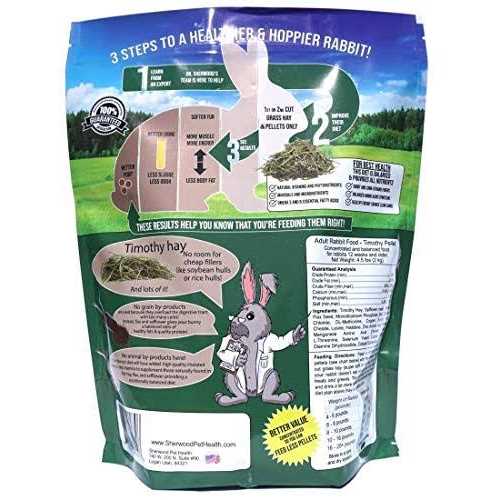 Timothy Hay Pellet Adult Rabbit Food J186