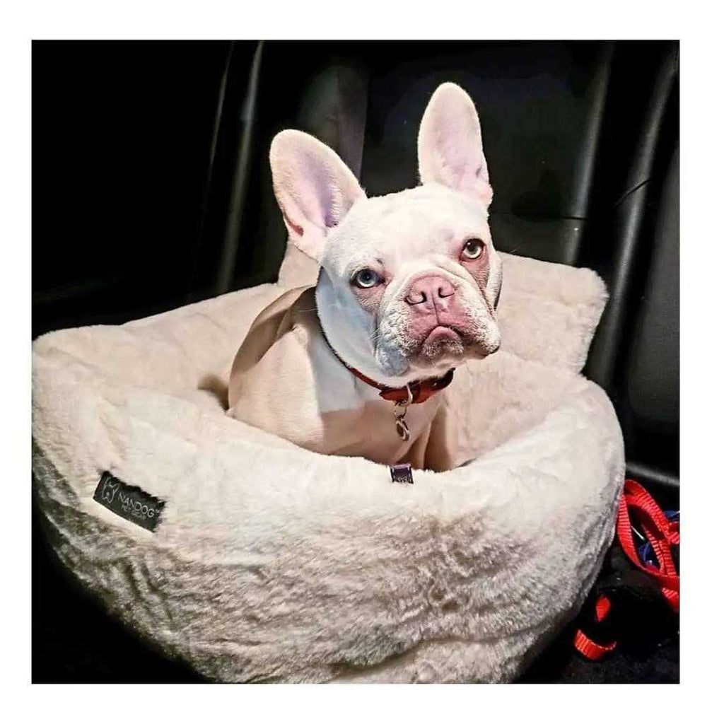Ivory Dog Car Seat Bed A44784
