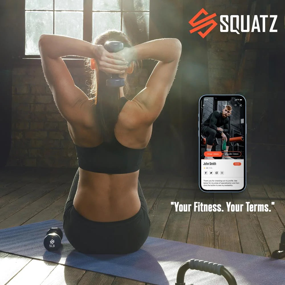 Neoprene Coated Dumbbell Weights Set with Stand G7322