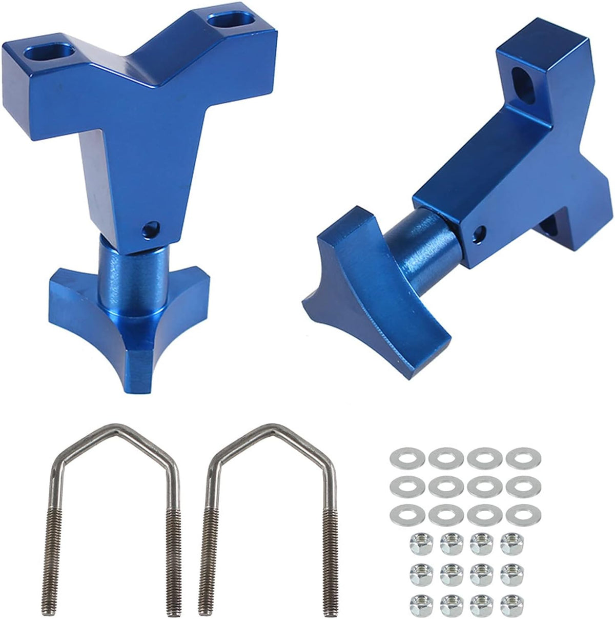 High-Lift Jack Tube Mount 1-2.5" (Round/Square) Blue Pack of 2 E84134
