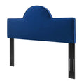King Size Velvet Blue Navy Headboard P251949