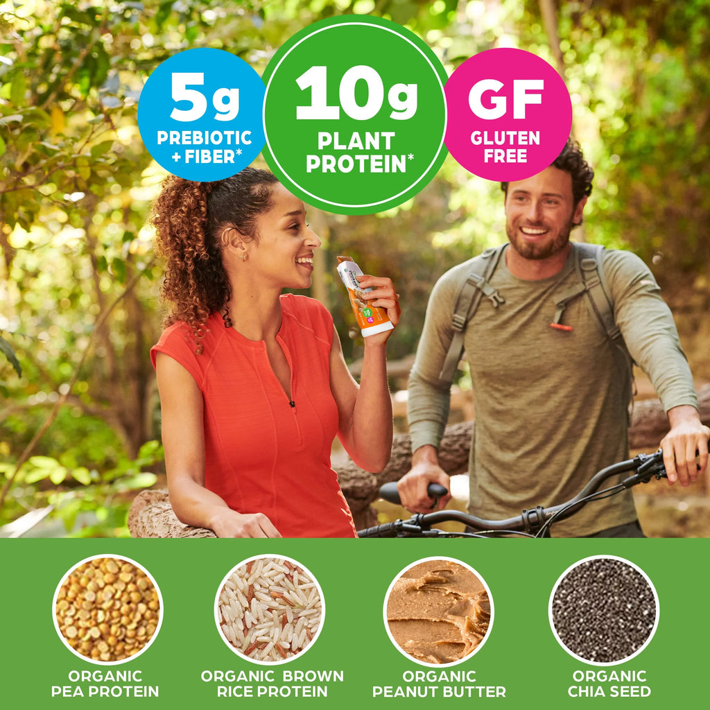 Organic Peanut Butter Vegan Gluten Free Protein Bar 12 Count A9809