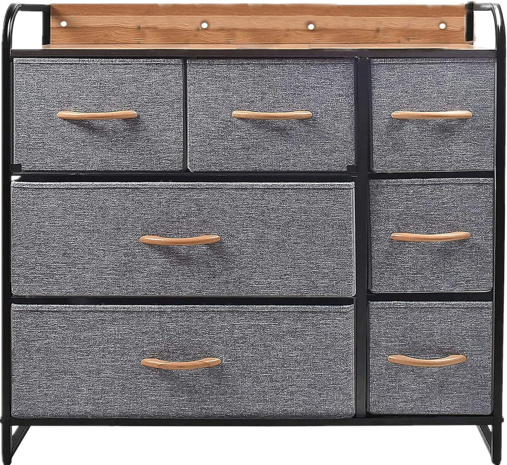 Brown 5 Drawer Storage Cabinet Dresser C65730