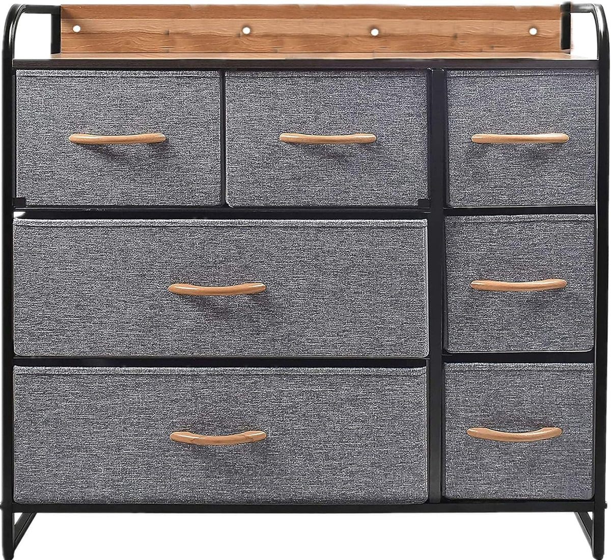 Brown 5 Drawer Storage Cabinet Dresser C65730