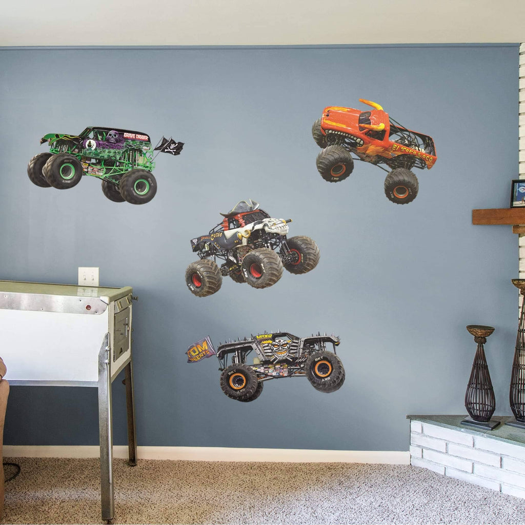 Officially Licensed Monster Jam Removable Wall Decal K769705