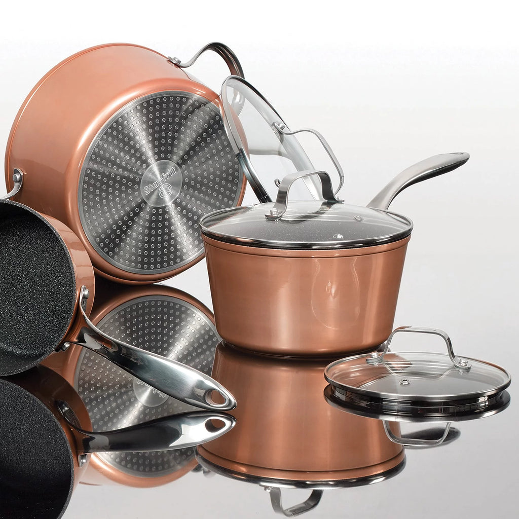 10 Piece Copper Cookware Set O10612