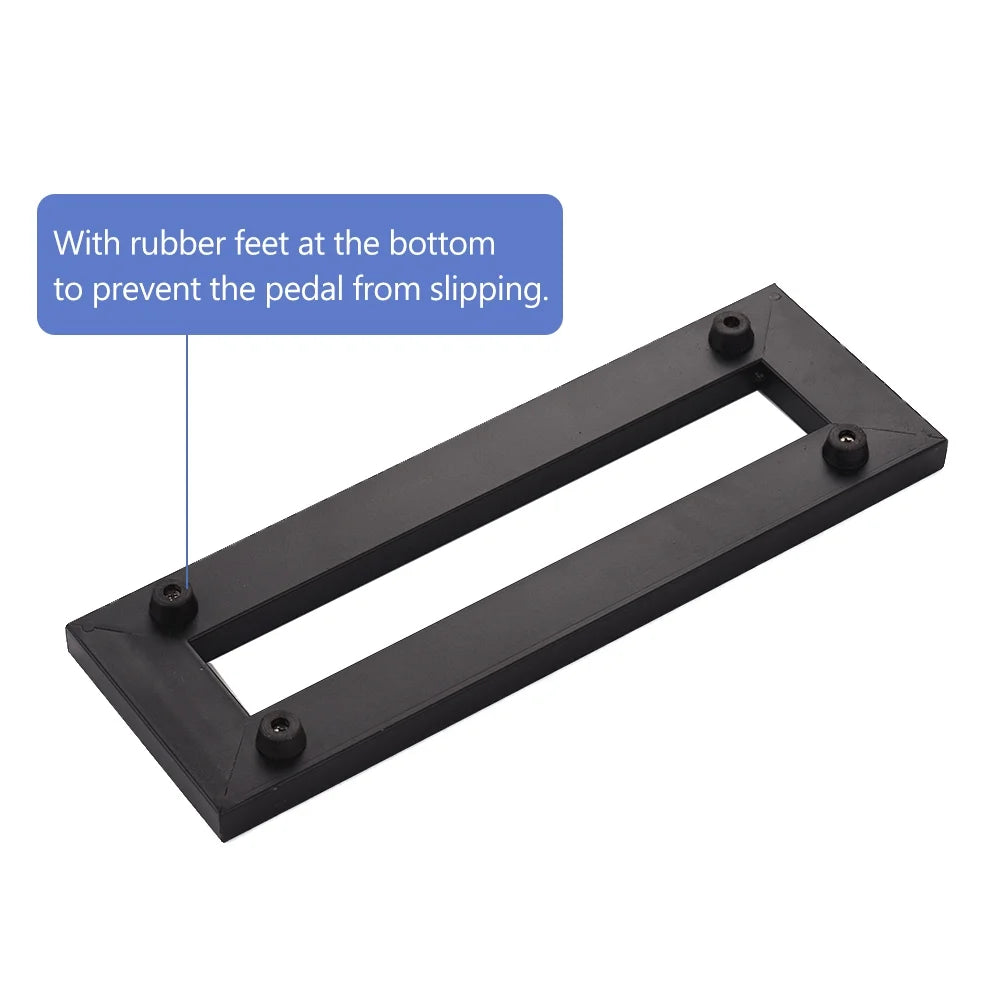 Guitar Effect Pedal Board Holder with Fastening Tapes Cable Tie Q379