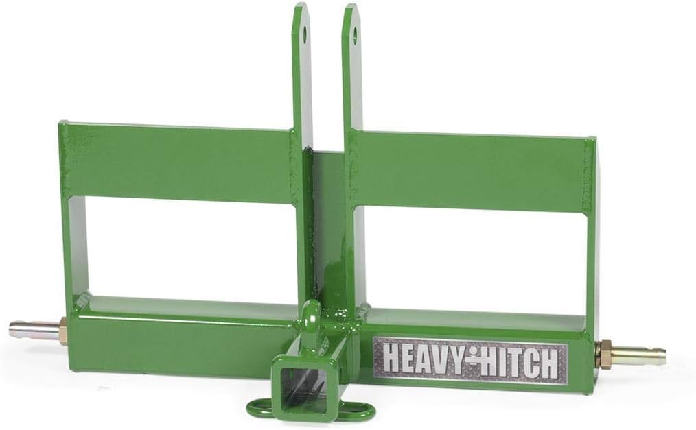 3 Point Hitch Receiver Drawbar with Offset Suitcase Weight Bracket R933