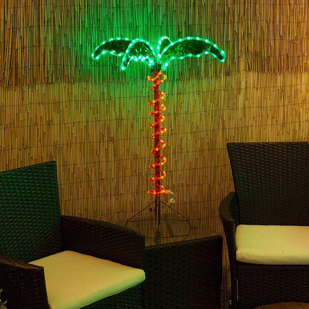 Tropical LED Rope Light Palm Tree (4.5 Foot) G53682