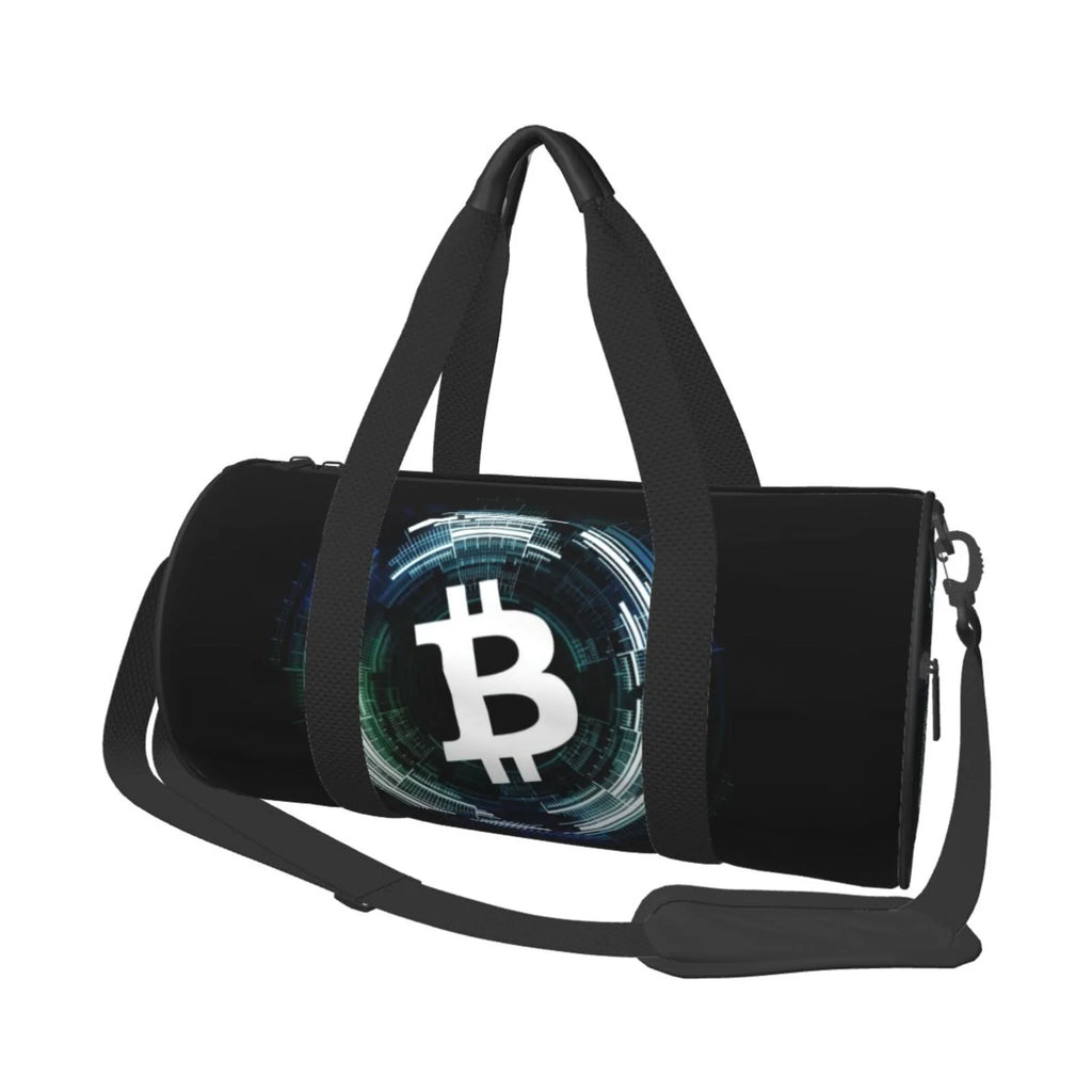 Cryptocurrency Blockchain Bitcoin Unisex Large Duffle Bag J7900