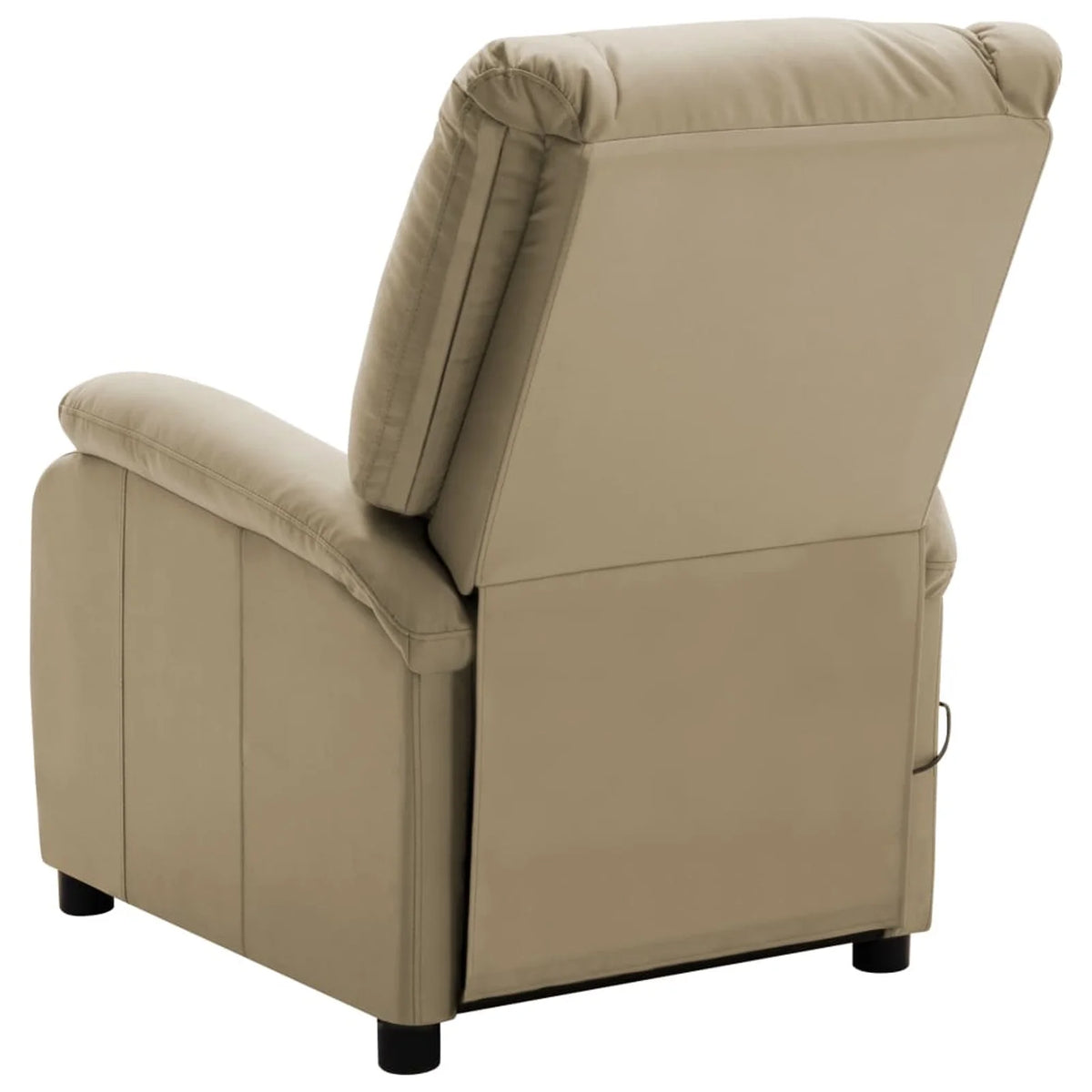 Electric Massage Recliner Cappuccino Faux Leather L755
