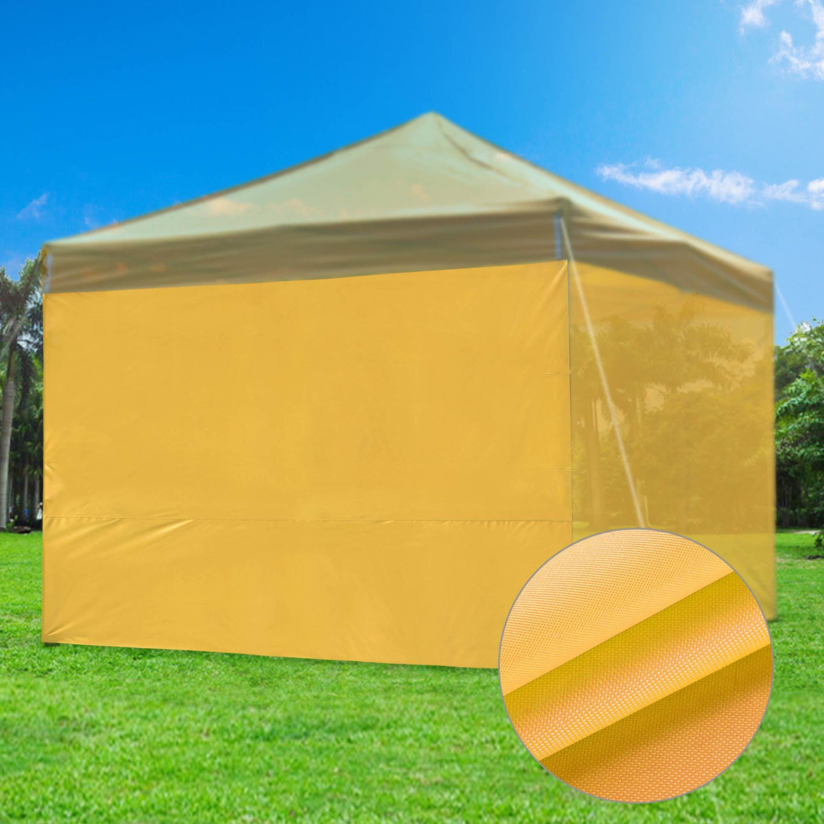 UV-Resistant Mineral Yellow Side Wall for EZ Canopy Gazebo I4230