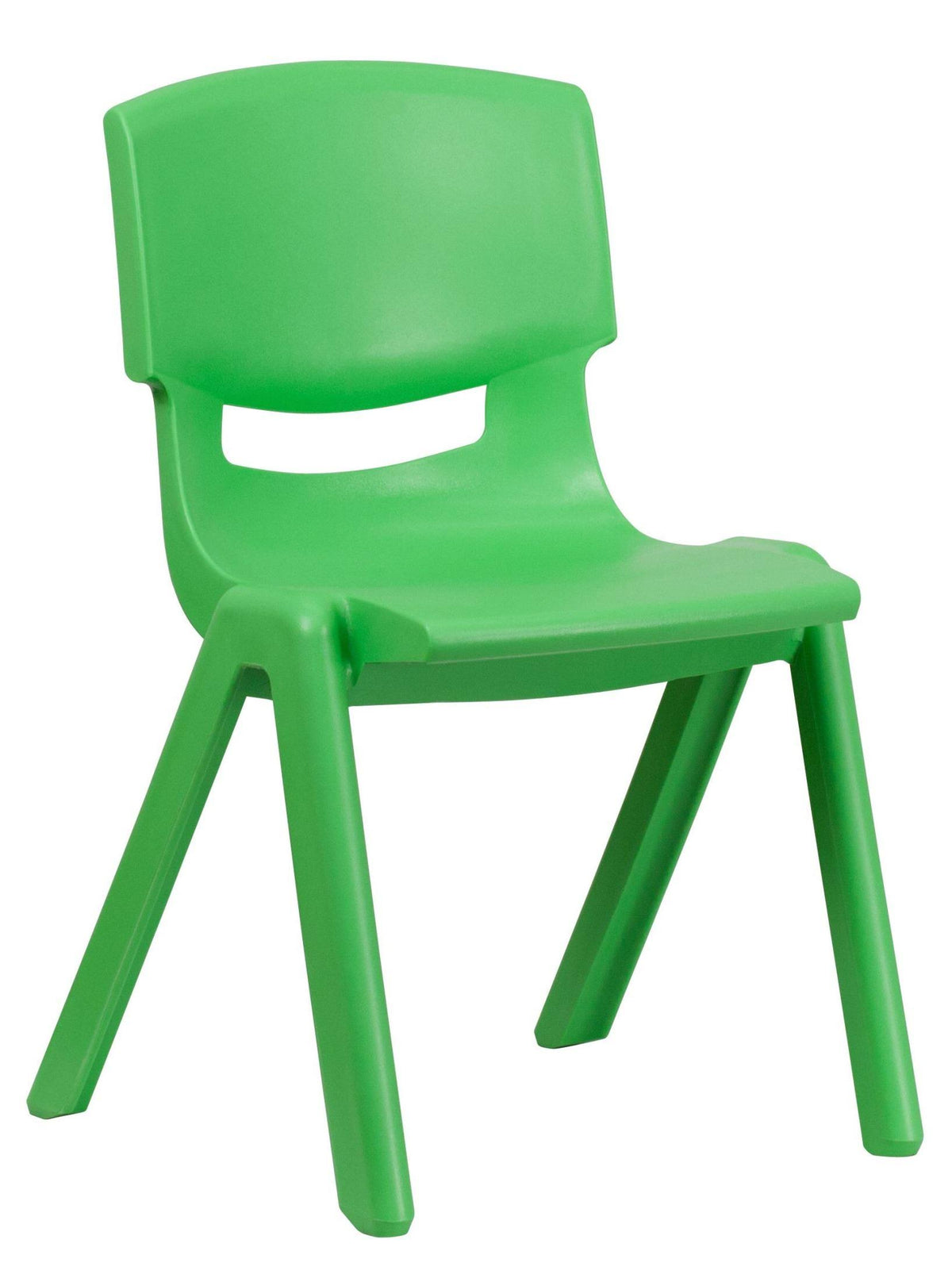 Green Plastic Stackable School Chair K7875