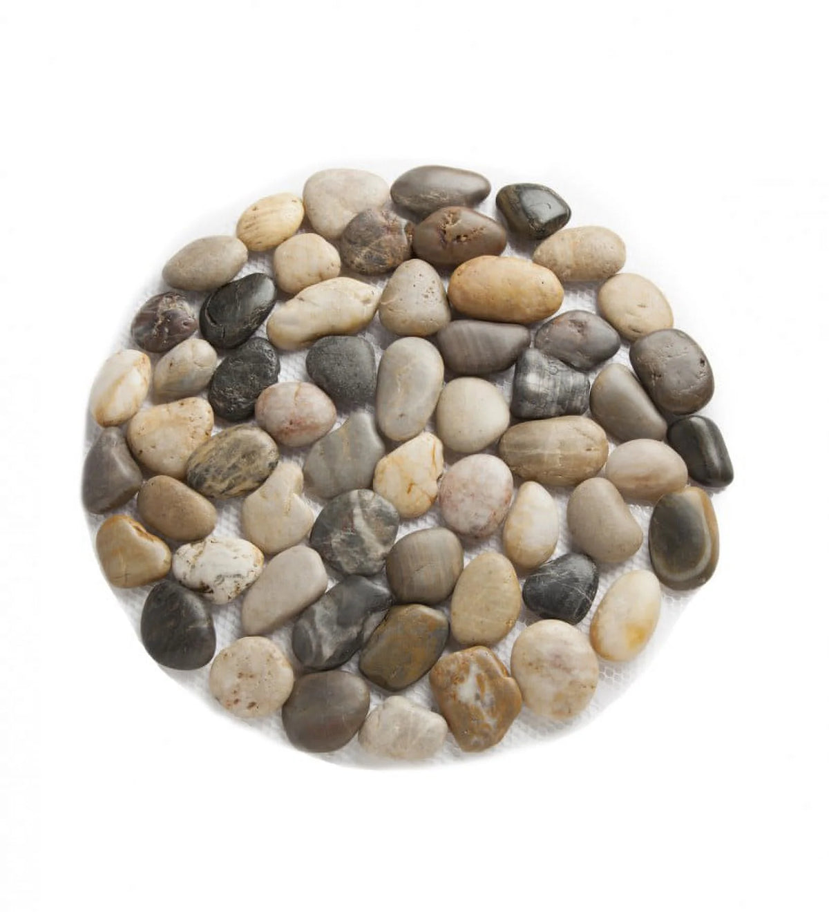 Set of 3 Natural River Rock Stepping Stones B99753