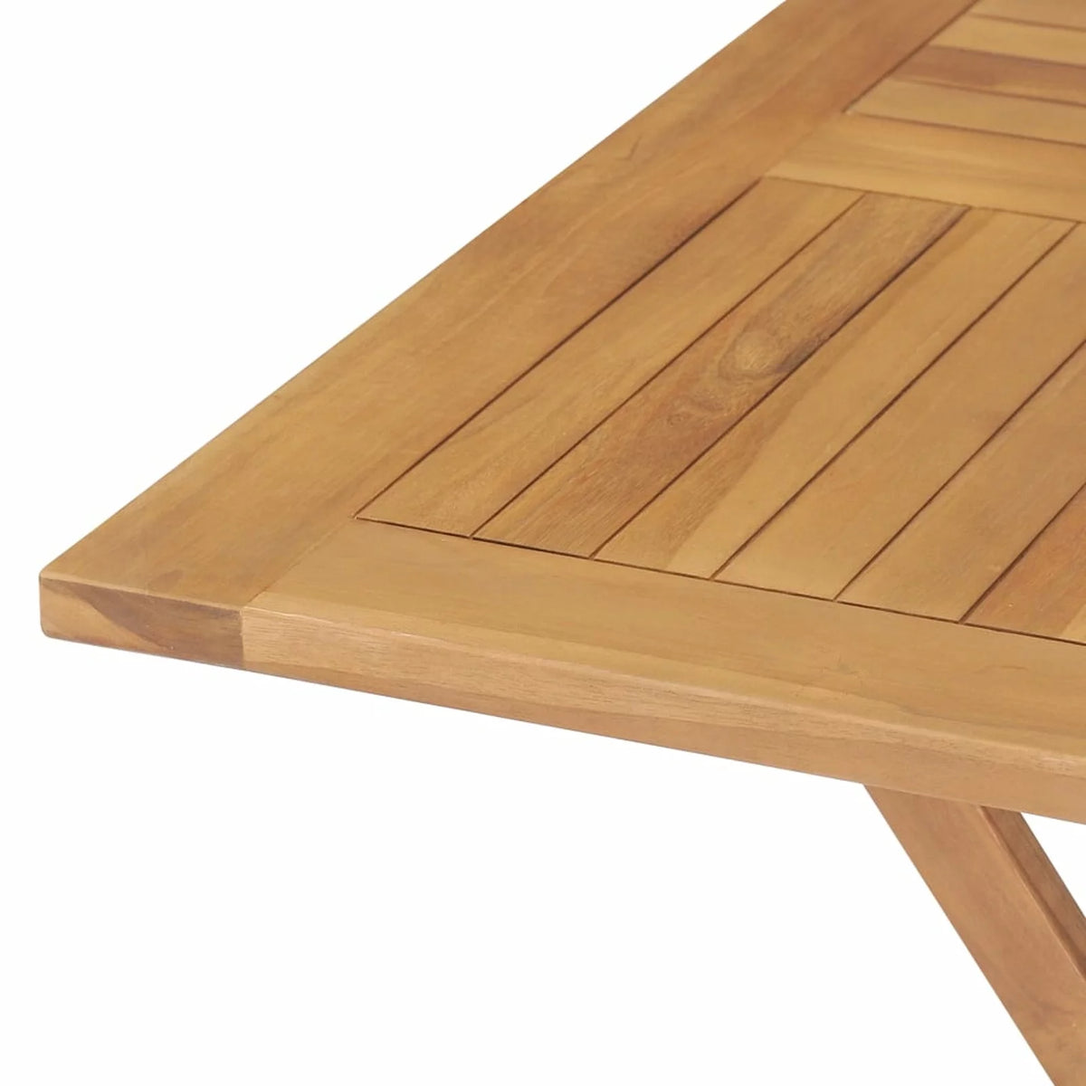 Folding Patio Table Solid Teak Wood V47513