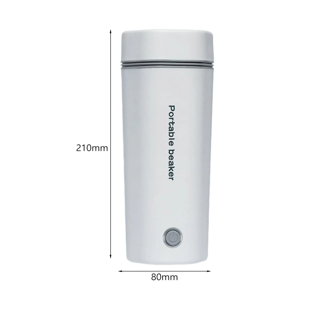 400ml 12V White Car Heating Cup Q466459