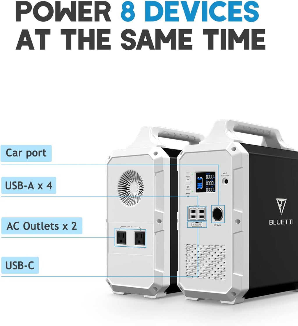 1200Wh 1000W Portable Power Station Lithium Battery H211