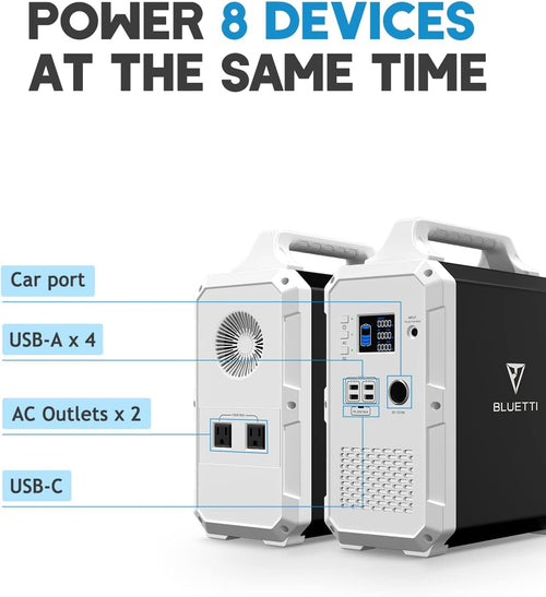 1200Wh 1000W Portable Power Station Lithium Battery H211