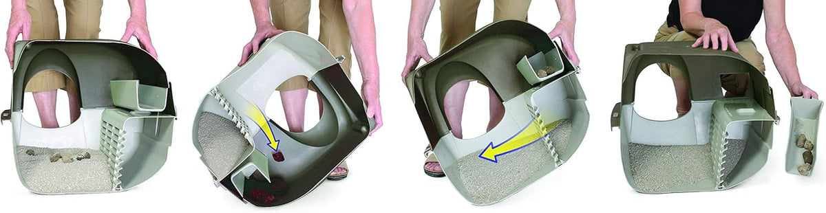 Self-Cleaning Litter Box, Regular, Taupe K457