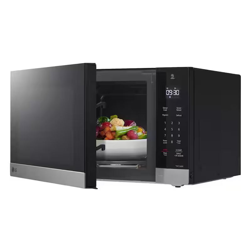 1.5 cu. ft. 1100-Watt Countertop Microwave in Stainless Steel K433