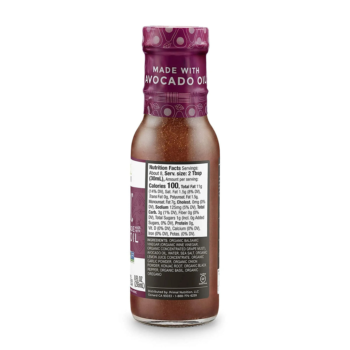 Balsamic Dressing & Marinade with Avocado Oil, 8 fl oz Pack of 4 T916608