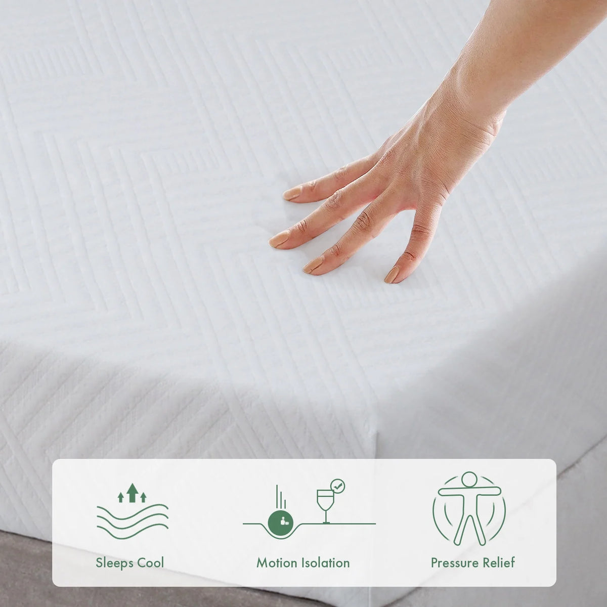 8 Cool Gel Memory Foam Mattress O790