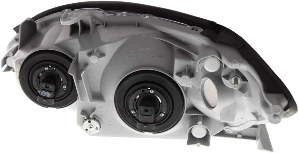Chrome Headlight Assembly for Toyota Camry 2002 2003 2004 Passenger Side K383403