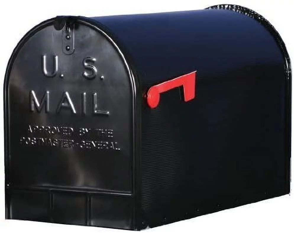 Black Jumbo Size Rural Mailbox H622665