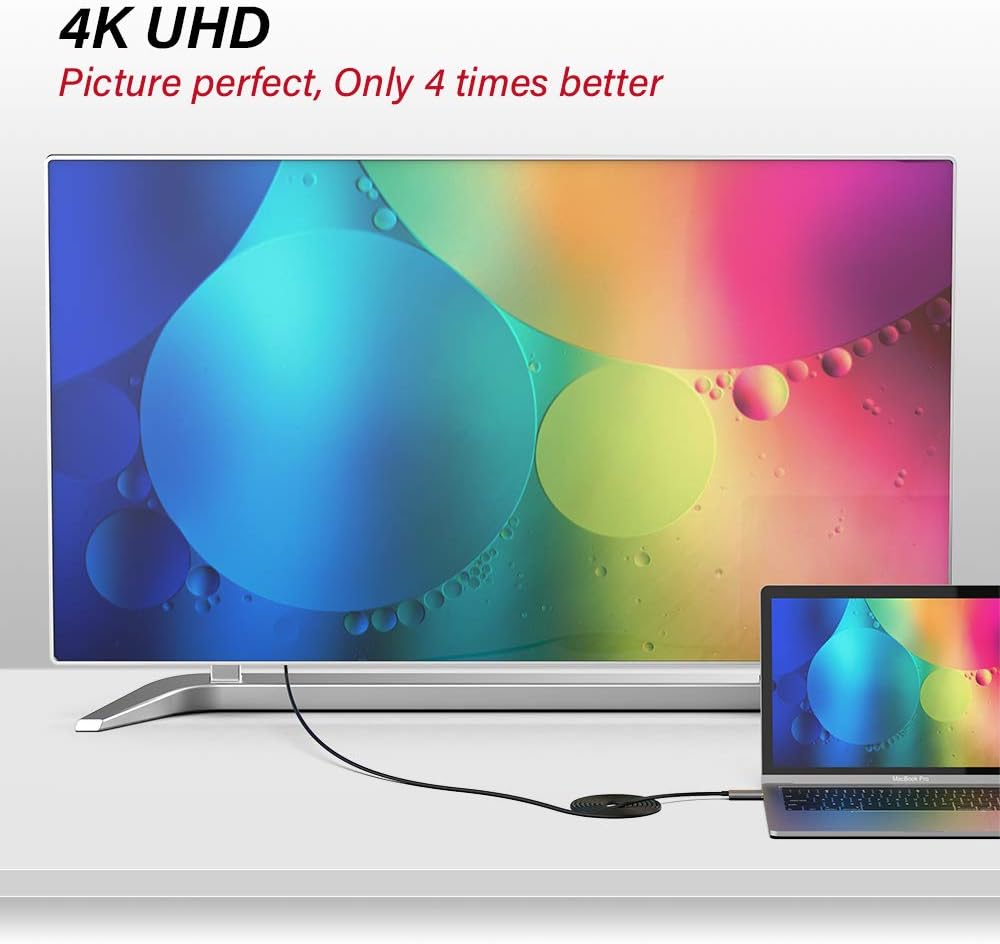 50ft Fiber Optic HDMI Cable 4K@60Hz HDR ARC 18Gbps M6639