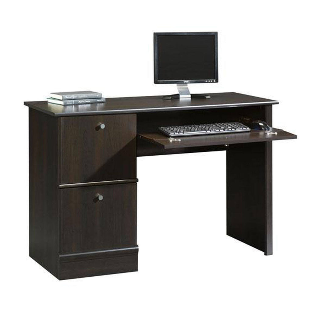 Computer Desk with Keyboard Tray in Cinnamon Cherry V2716
