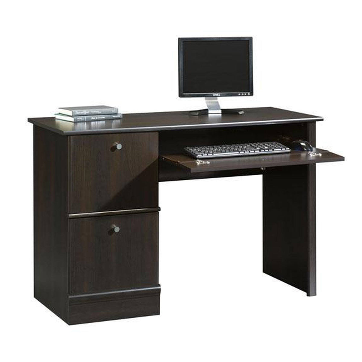 Computer Desk with Keyboard Tray in Cinnamon Cherry V2716