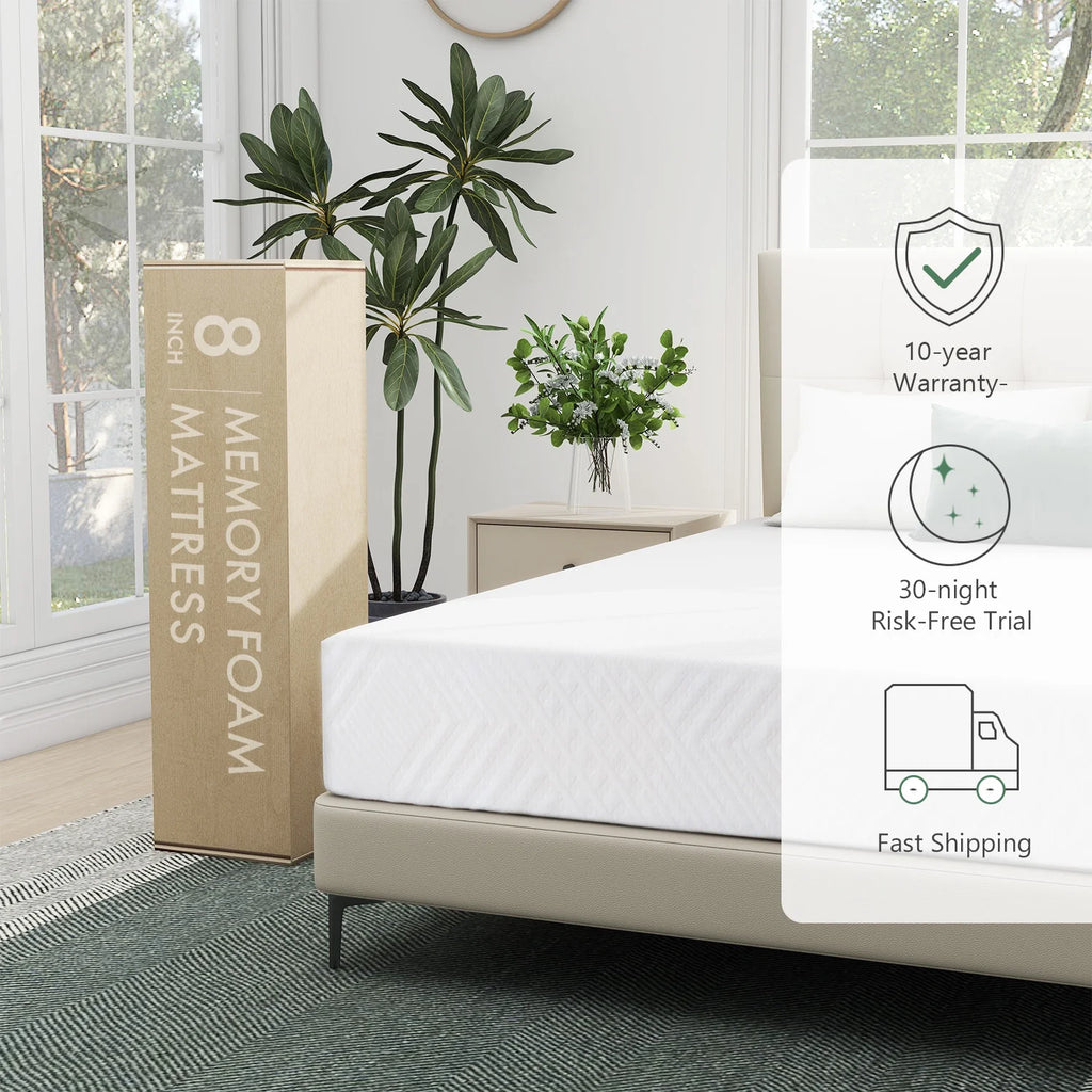8 Cool Gel Memory Foam Mattress O790