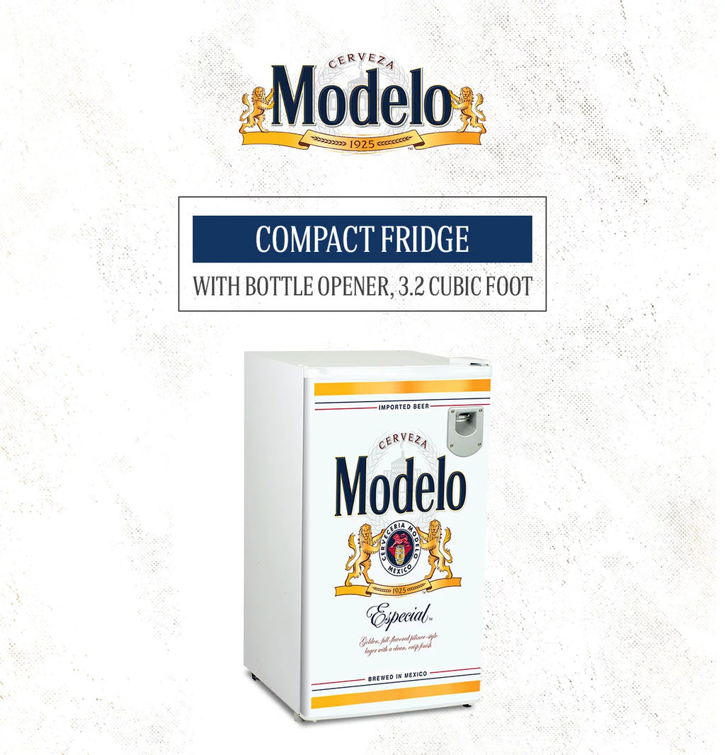 Compact Fridge with Bottle Opener, 90 L 3.2 Cubic Foot G50241