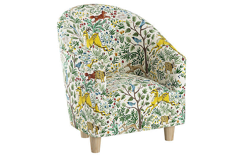 Green Kids Chair O489