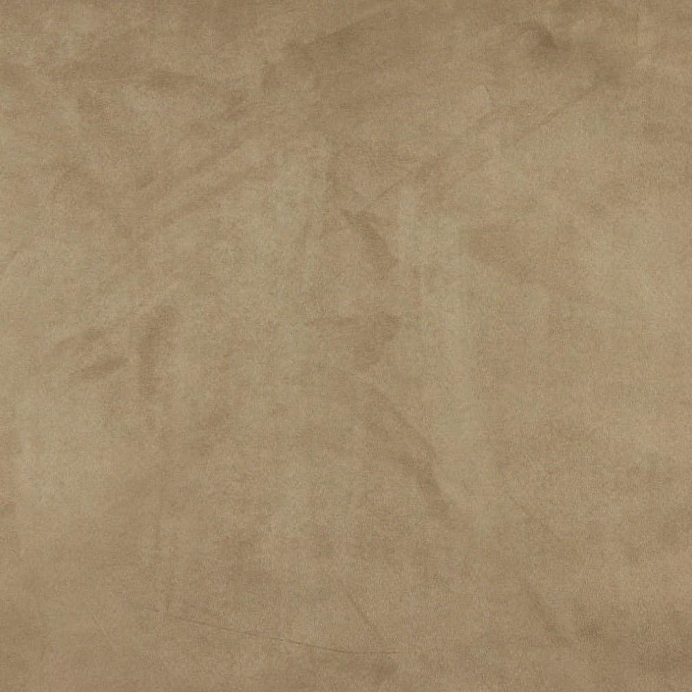 Beige Solid Microsuede Upholstery Grade Fabric By The Yard W753330
