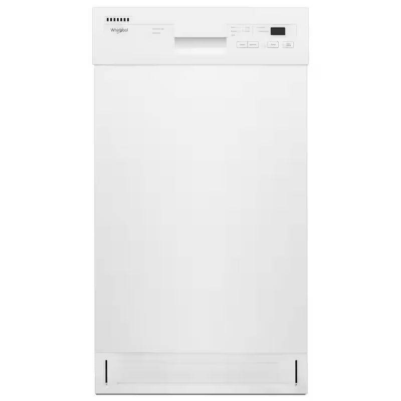 White Front Control Dishwasher with Stainless Steel Tub I157109