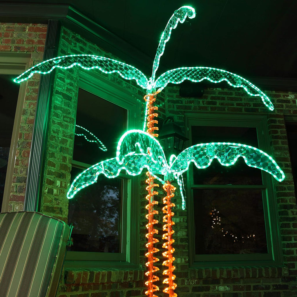 Tropical LED Rope Light Palm Tree (4.5 Foot) G53682