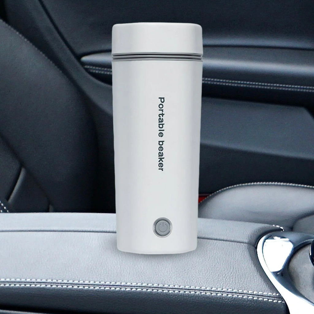 400ml 12V White Car Heating Cup Q466459