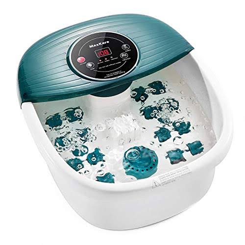 Foot Spa Bath Massager with Heat Bubbles Vibration Digital Temperature Control F8949
