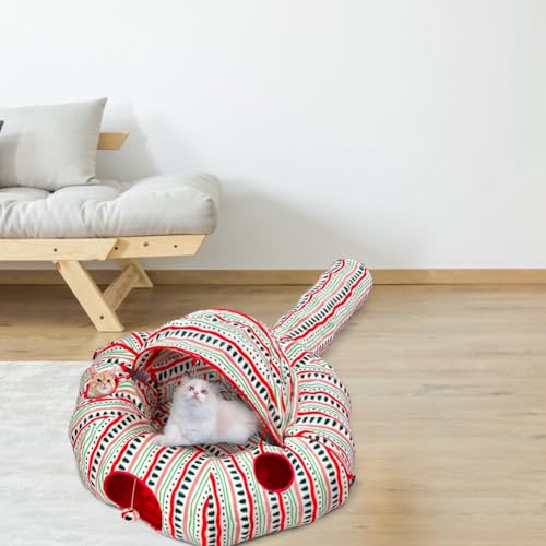Plush Cat Tunnel Bed Q764729