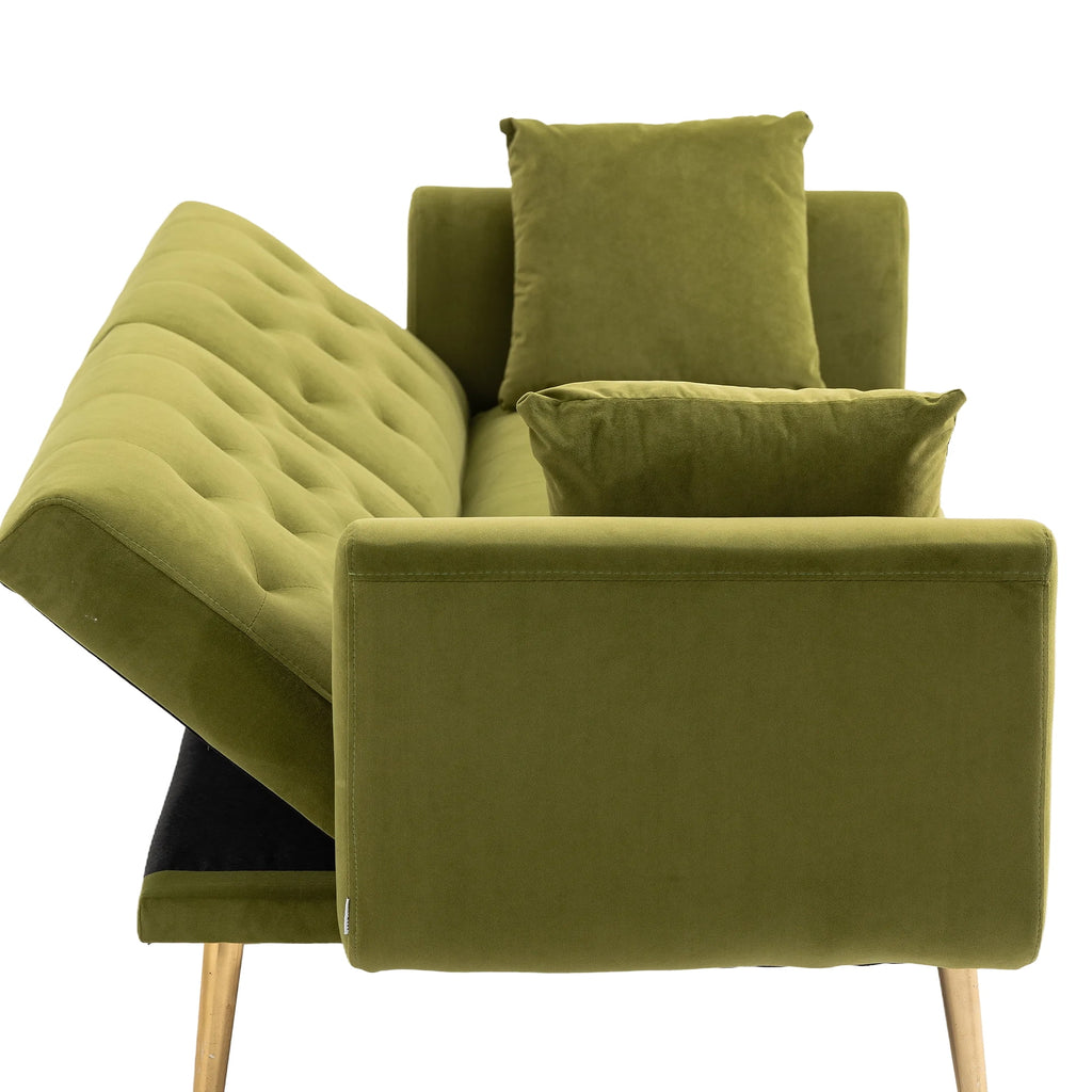 Velvet Sofa with Metal Feet K4538
