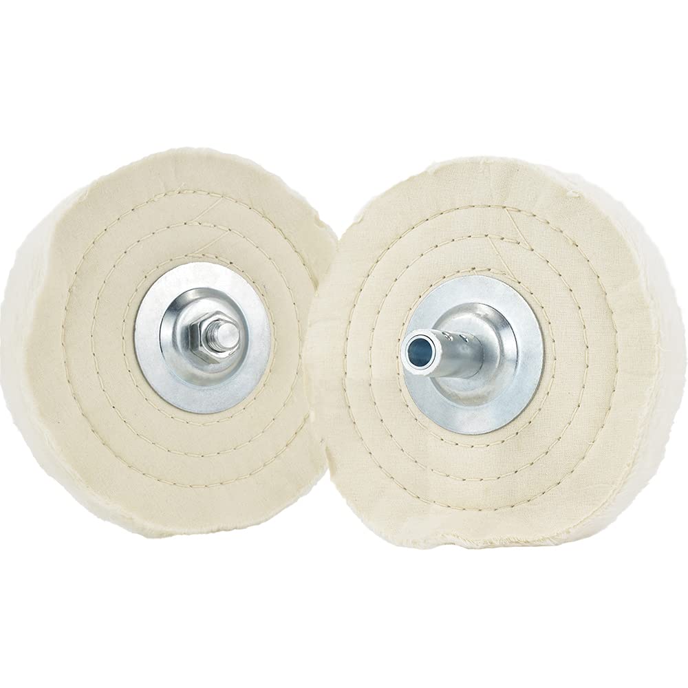Bench Grinder Arbor Washer/Flange 2 Sets OD2-1/10'' x ID 1/2'' & OD3-1/10'' x ID 5/8'' G5640