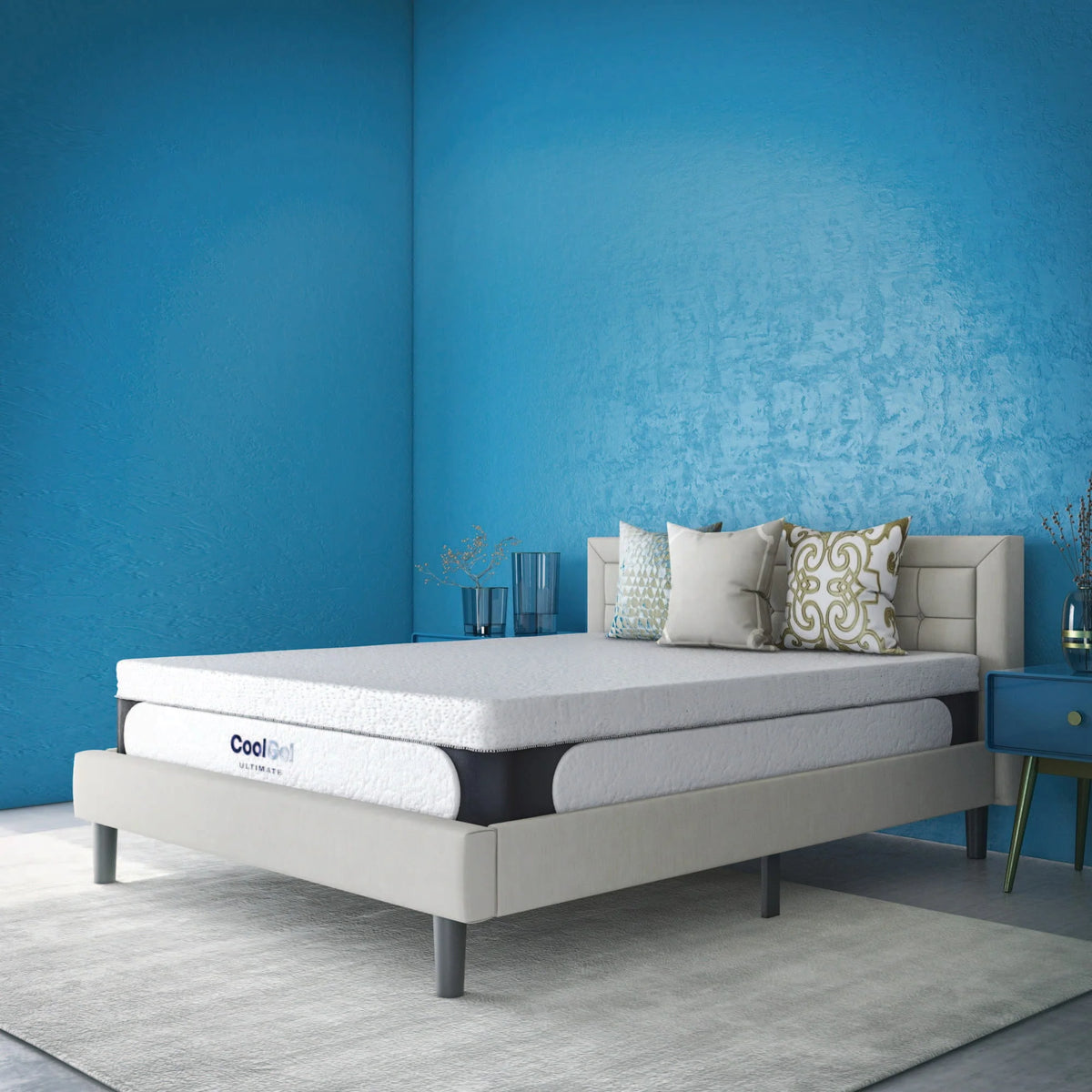 14 Gel Memory Foam Mattress with Pillow, Full U219