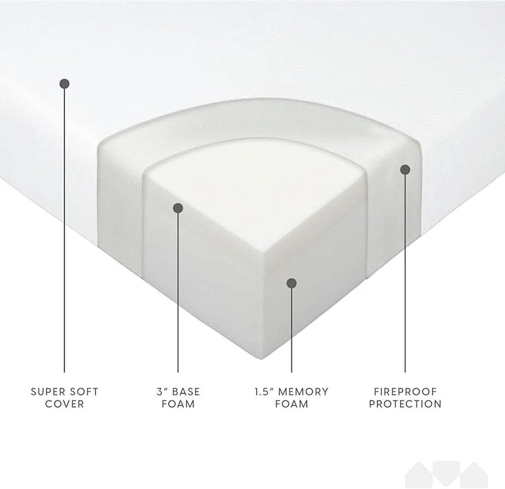 Memory Foam Replacement Mattress for Queen Size Sleeper Sofa Bed G6410