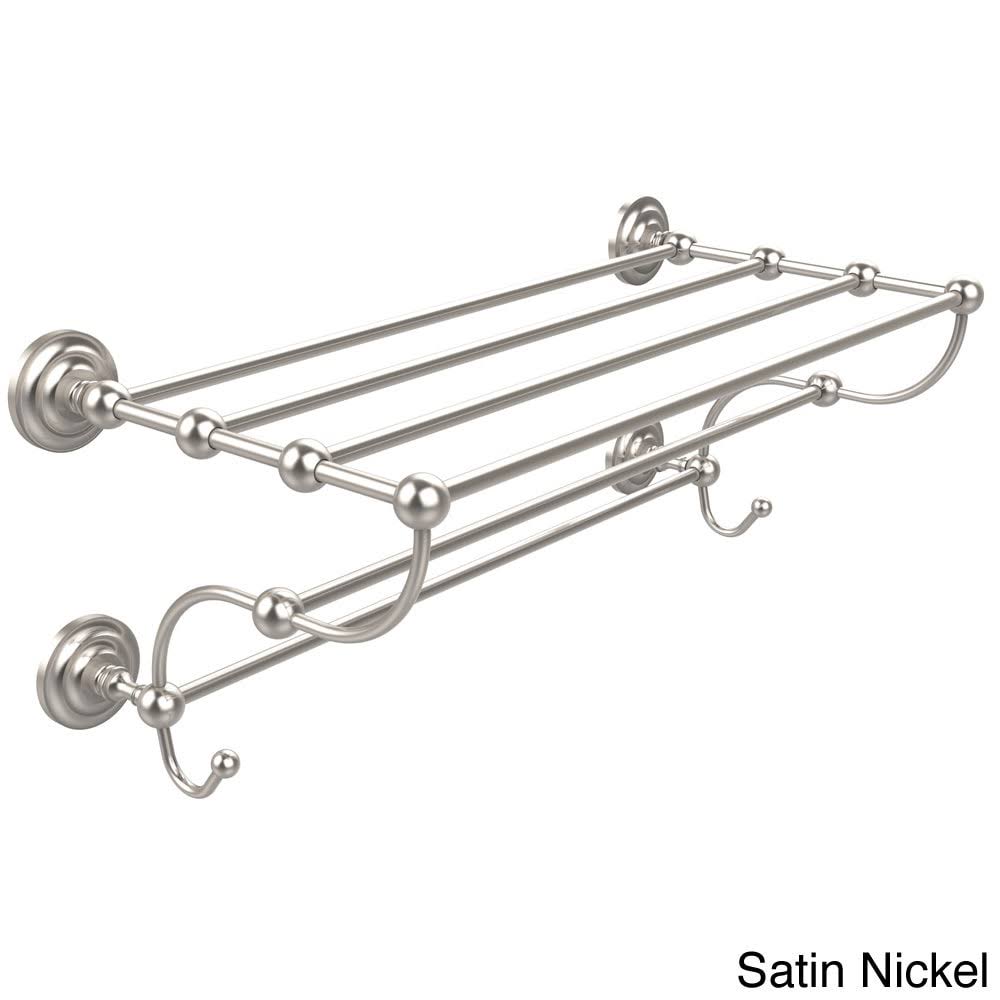 Satin Brass Train Rack Towel Shelf V6113