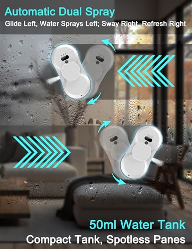Window Cleaning Robot with Dual Spray B1889