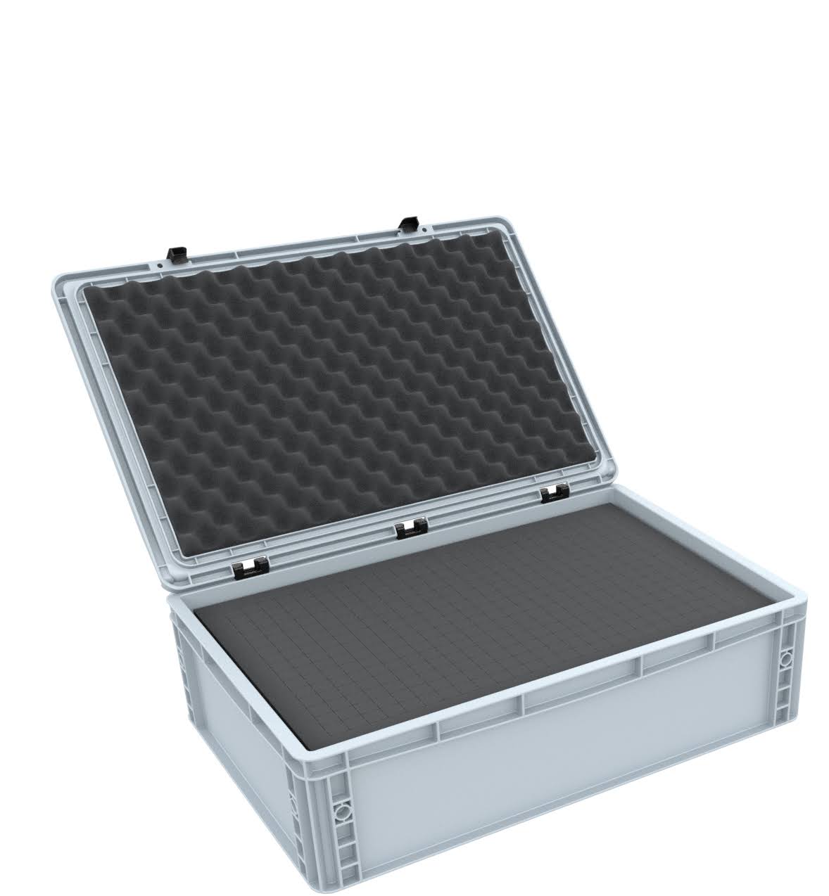 Eurocontainer Case 600 x 400 x 185 mm with Pick and Pluck Foam U487