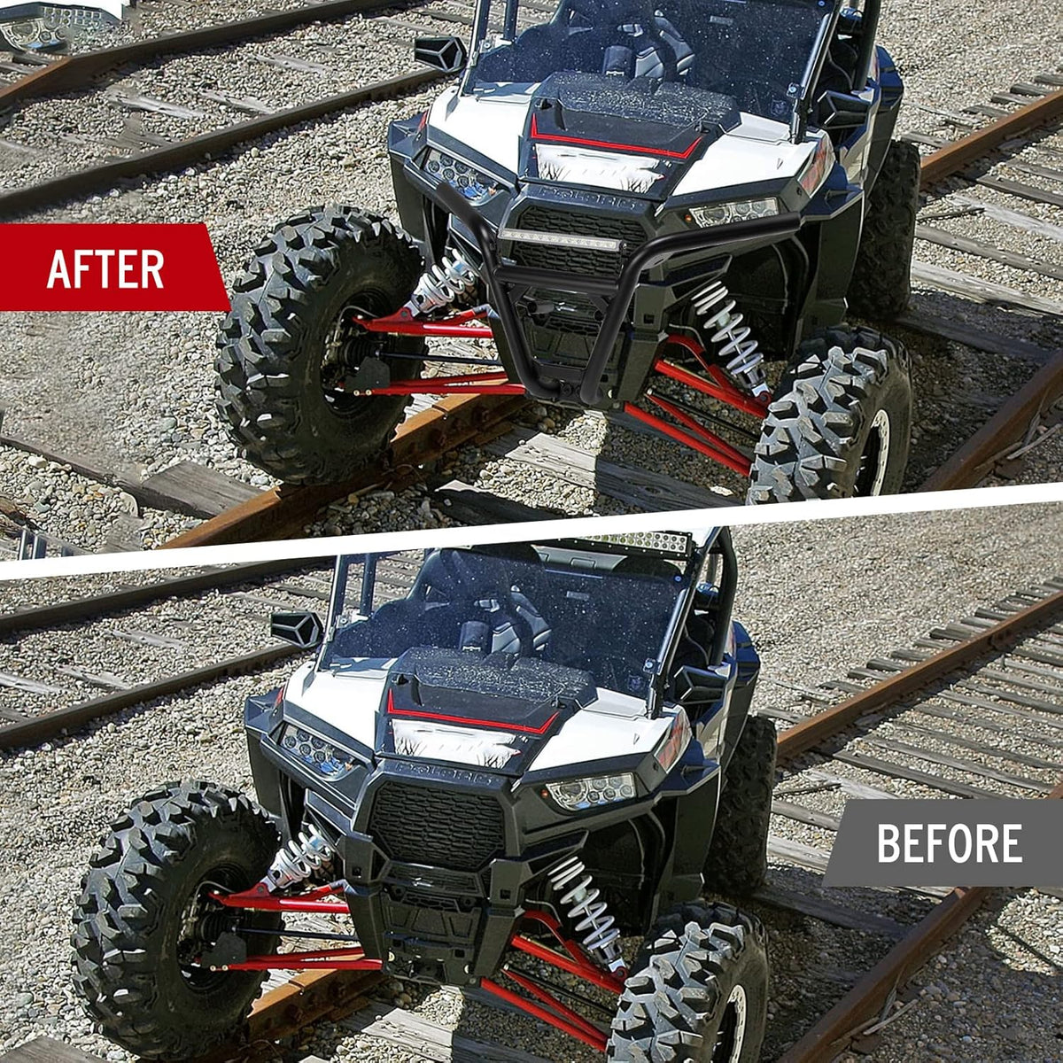 Heavy-duty Steel Tube Front Bumper for Polaris RZR XP1000 2014-2021 G8762