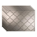 18in x 24in Brushed Nickel Backsplash Panel (5 Pack) Z241