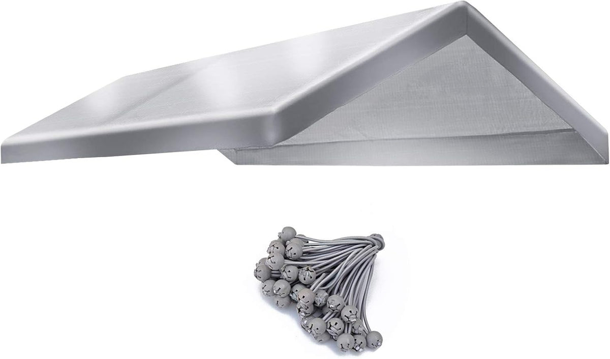 12x20 White Replacement Canopy Roof Cover F686239